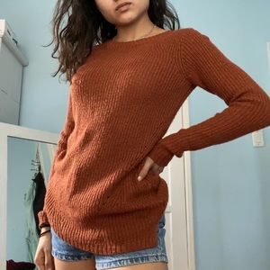 Merona burnt orange sweater